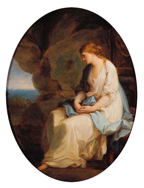 Angelica Kauffmann 1778 ca Calypso abandonnee par Ulysse AK Museum Schwarzenberg