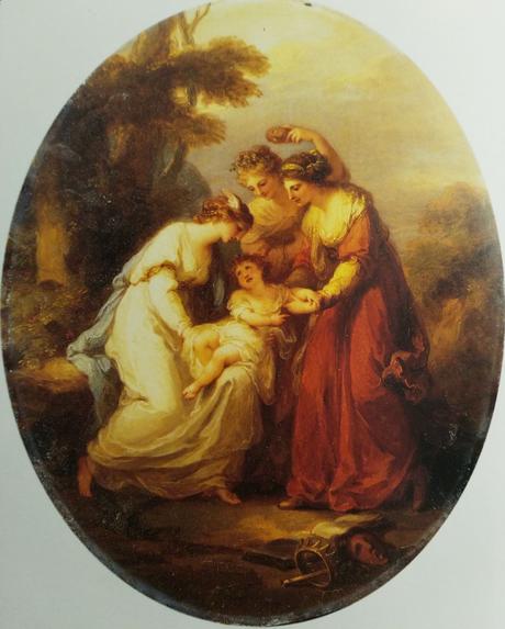 Angelica Kauffmann 1770 l'Education de Shakespeare coll priv