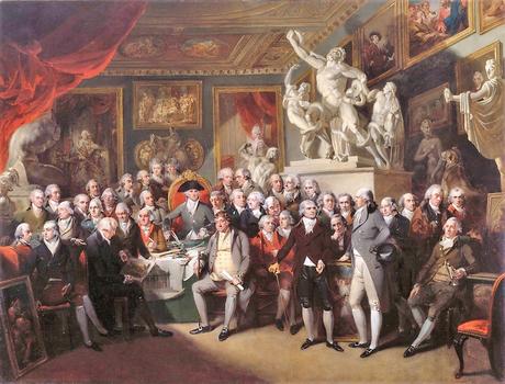 Henry Singleton, 1795, Les membres de la Royal Academy en assemblee generale, Royal Academy Collections