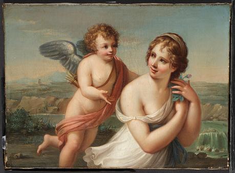 Angelica Kauffmann (style) 1750-75 The Temptation of Eros MET
