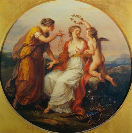 Angelica Kauffmann 1780a ca La Beaute tentee par l'Amour conseillee par la prudence coll priv