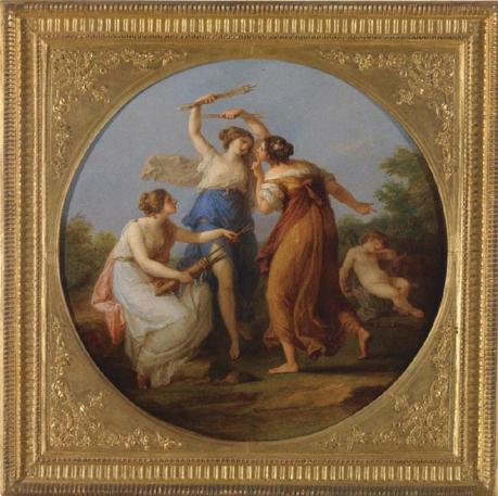 Angelica Kauffmann 1777 2 Amor wird keine Herzen mehr verfuhren Voralberg Museum Bregenz