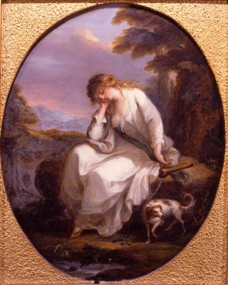 Angelica Kauffman 1772 Maria from Sterne Burghley House