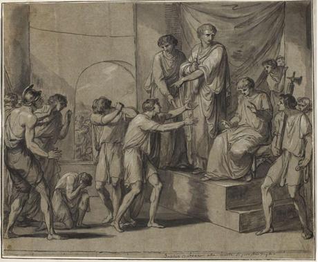 Angelica Kauffmann 1788 Poniatowski Brutus Condemning his Sons to Death for Treason National Gallery of Canada