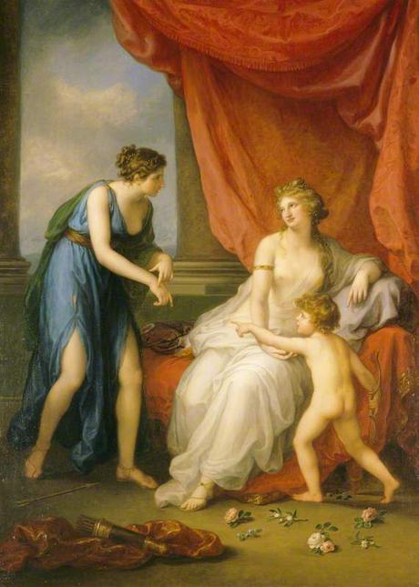 Angelica Kauffmann 1794a Euphrosyne complaining to Venus of the Wound caused by Cupid’s Dart Attingham Park, Shropshire (c) National Trust