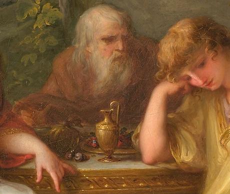 Angelica Kauffmann 1783 The Sorrow of Telemachus MET detail