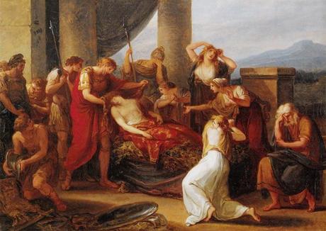 Angelica Kauffmann 1785 Enee pleure Pallas tue par Turnus Tiroler Landesmuseum Ferdinandeum, Innsbruck