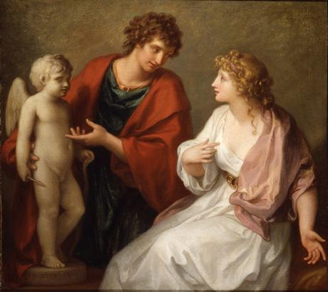 Angelica Kauffmann 1794 Praxiteles_Giving_Phryne_his_Statue_of_Cupid_Rhode_Island_School_of_Design_Museum