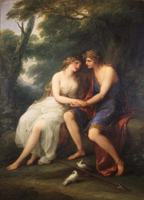 Angelica Kauffmann 1786 Venus et Adonis Bayly Art Museum of University of Virginia Charlottesville