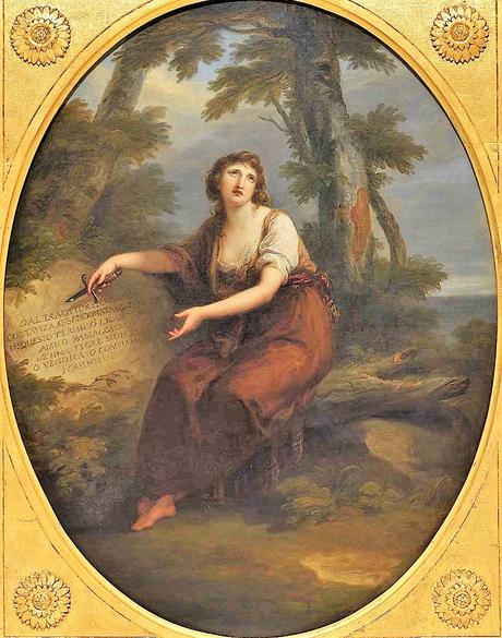 Angelica Kaufmann 1783b The-deserted-Costanza Queensland Art Gallery Brisbane.