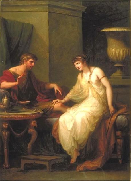 Angelica Kauffmann 1786 Ulysse et Circe Bayly Art Museum of University of Virginia Charlottesville