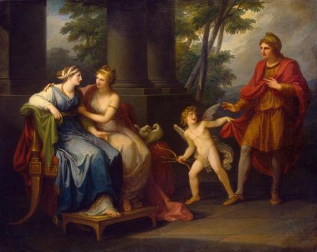 angelica kauffman 1790 Venus persuading Helen to love Paris Ermitage, Saint Petersbourg