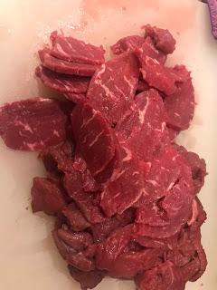 Boeuf au Gingembre et Oignons Verts ou Mongolian Beef