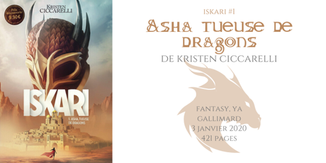 Asha tueuse de dragons (Iskari #1) • Kristen Ciccarelli