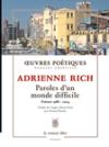 Paroles_d_un_monde_difficile_adrienne_rich_cover