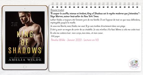King of Shadows – Amelia Wilde (Lecture en VO)