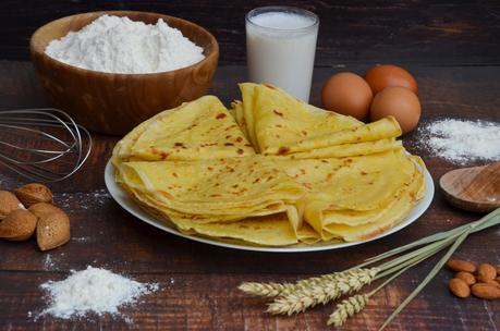 Crêpes au lait d’amande Crêpes au lait d’amande