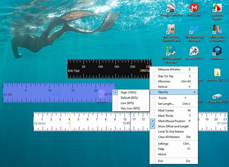 ScreenRuler ajoute une règle à l'écran ScreenRuler ajoute une règle à l'écran