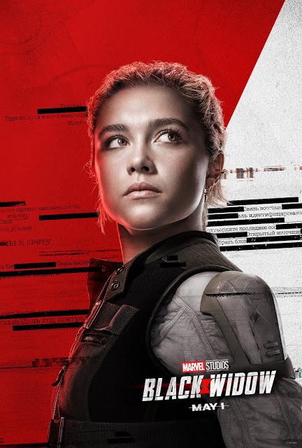 Nouvelles affiches personnages US pour Black Widow de Cate Shortland