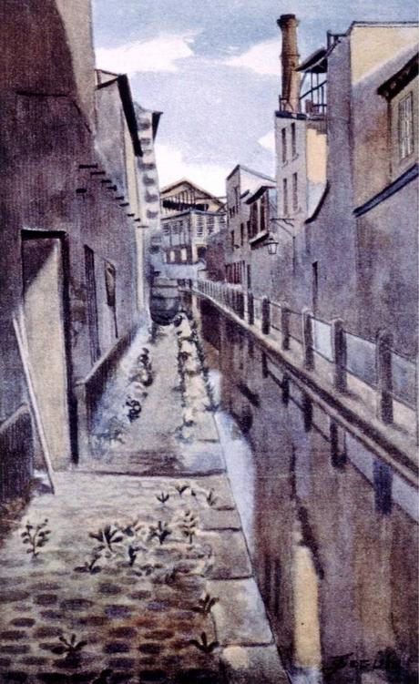 La Bièvre à Paris en 1898 (dessin).