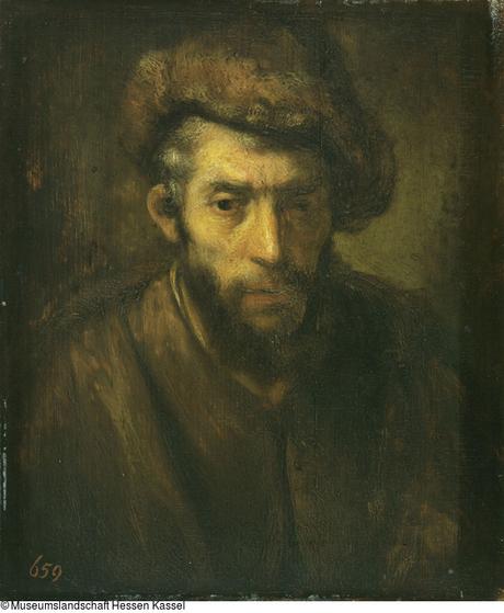 Rembrandt 1645 ca Vieux juif avec toque de fourrure (HdG 375) Kassel