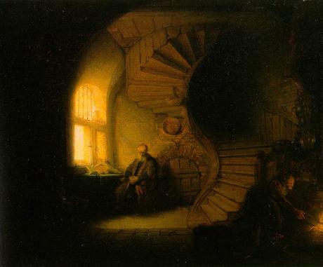 Rembrandt 1632 Philosopher_in_Meditation Louvre