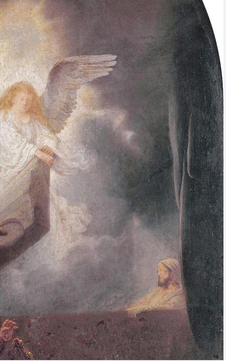 Rembrandt 1636-39 Resurrection Alte Pinakothek Munich detail Christ