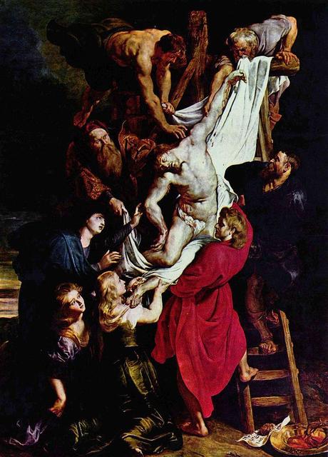Rubens 1612-14 La descente de Croix Cathedrale Notre-Dame Anvers 420,5 × 320 cm