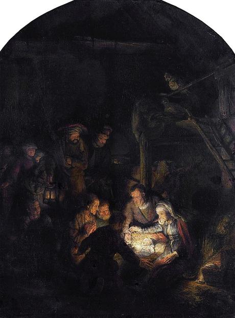 Rembrandt 1646 Adoration des Bergers Alte Pinakothek Munich