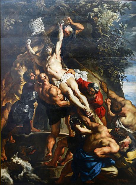Rubens 1610-11 L'Elevation de la Croix Cathedrale Notre-Dame Anvers