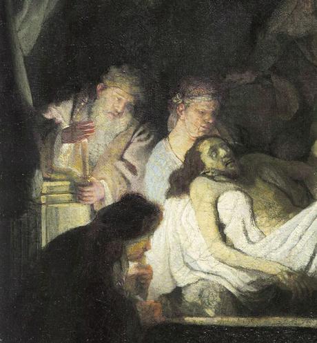 Rembrandt 1636-39 Mise au tombeau Alte Pinakothek Munich lumiere3