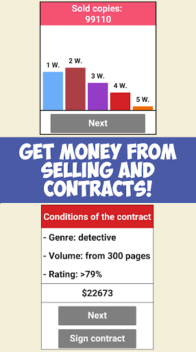 Code Triche Writer Simulator 2 APK MOD (Astuce) screenshots 4