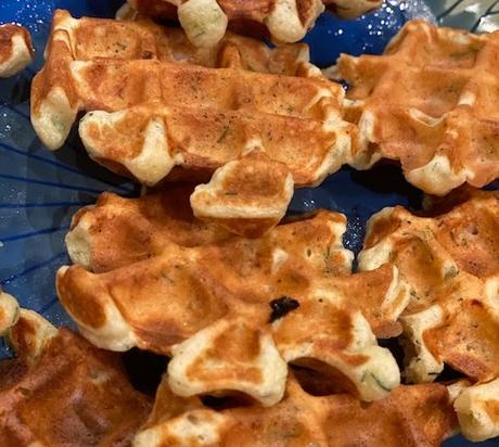 Gaufres au saumon fumé Gaufres au saumon fumé