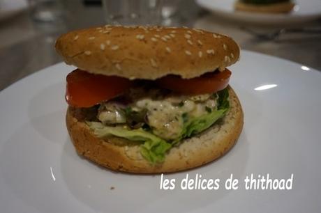 Burger à la dinde Burger à la dinde