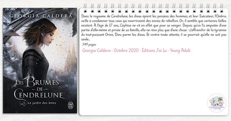 Les Brumes de Cendrelune #1 – Le jardin des âmes – Georgia Caldera