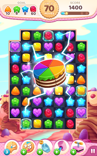 Télécharger Gratuit Cookie Rush Match 3  APK MOD (Astuce) 1