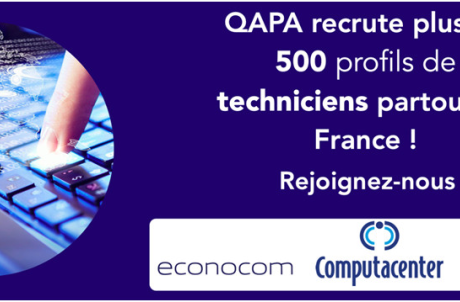 #EMPLOI - Baisse du chômage ? #QAPA Région recrute plus de 500 techniciens partout en France