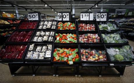 Les ventes de légumes ont augmenté, les consommateurs recherchant des repas plus sains. Photo: Eddie Keogh / Reuters