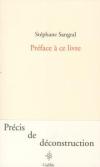 Stéphane Sangral  préface à ce livre.
