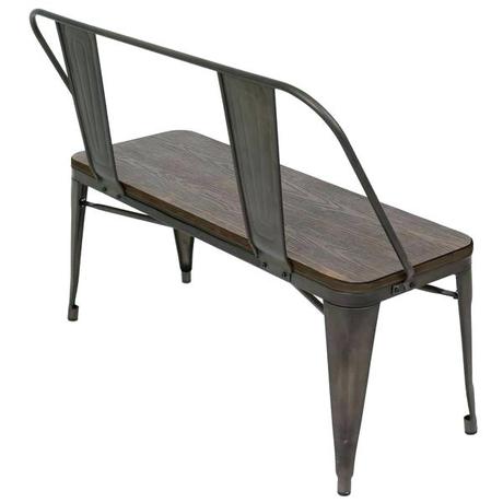 industrial dining bench industrial dining table with bench and chairs