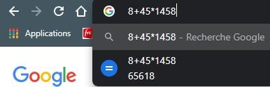 Servez-vous de Google comme calculatrice