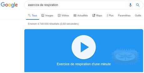 Google pour vous détendre, pour lutter contre le stress