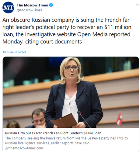 le #RN étranglé financièrement… jusqu'au point de non-retour ? Si seulement !