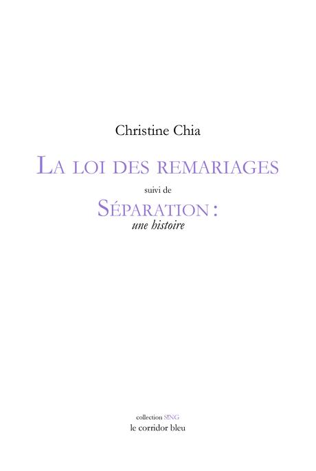Christine Chia, traduite par Pierre Vinclair