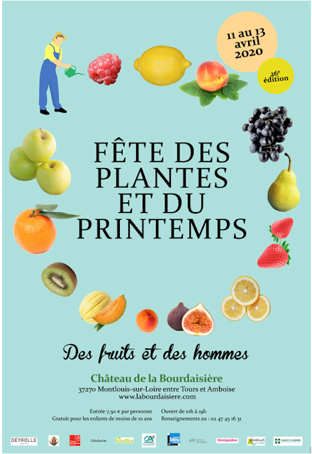 Fête des Plantes et du Printemps les 11, 12 et 13 avril 2020 au Château de la Bourdaisière