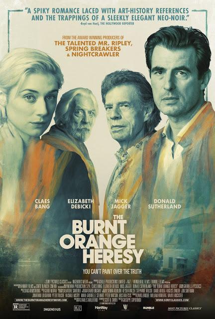 Nouvelle affiche US pour The Burnt Orange Heresy de Giuseppe Capotondi