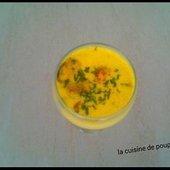 Verrines de moules auy curry et curcuma - La cuisine de poupoule