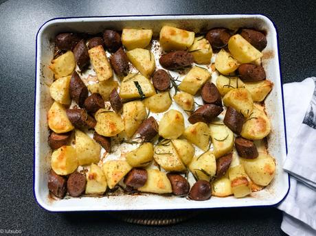 Patates au four ! – Saucisse et pommes de terre rôties