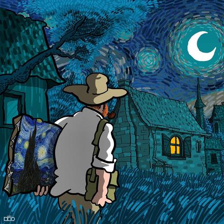 Ces illustrations qui célèbrent la vie de Vincent van Gogh