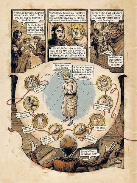 Dans la tête de Sherlock Holmes, tome 1 de Benoït DAHAN et Cyril LIERON